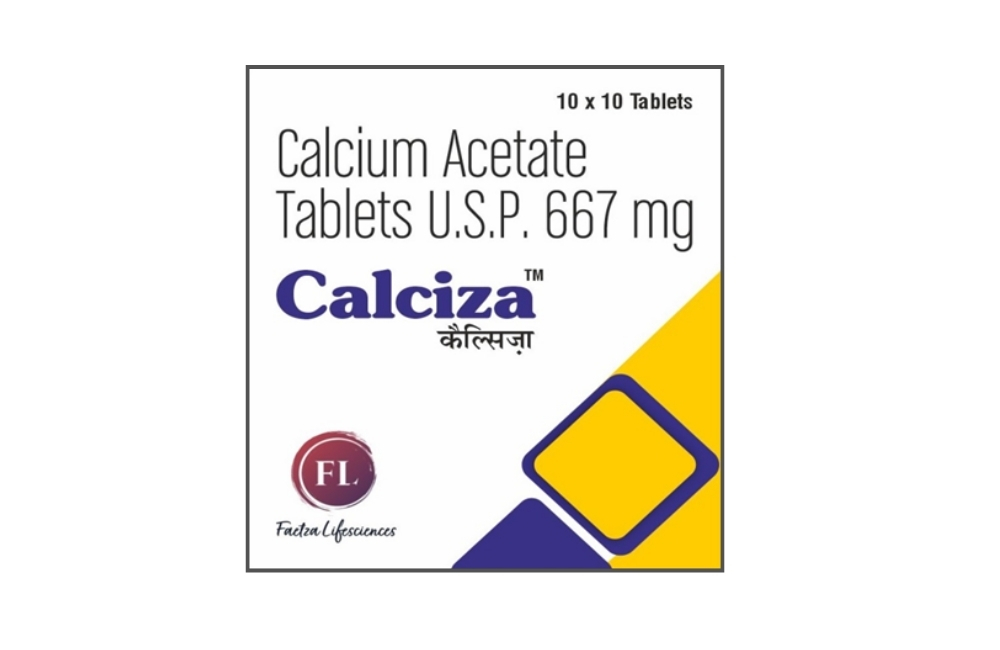 CALCIZA CALCIZA Tablet is a dietary supplement used to manage calcium deficiency in the body.